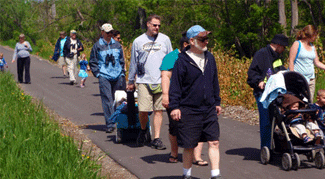 People Walking the Trail